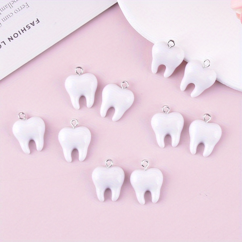 Resin Art Pendant - 10 Breloques amusantes en résine en