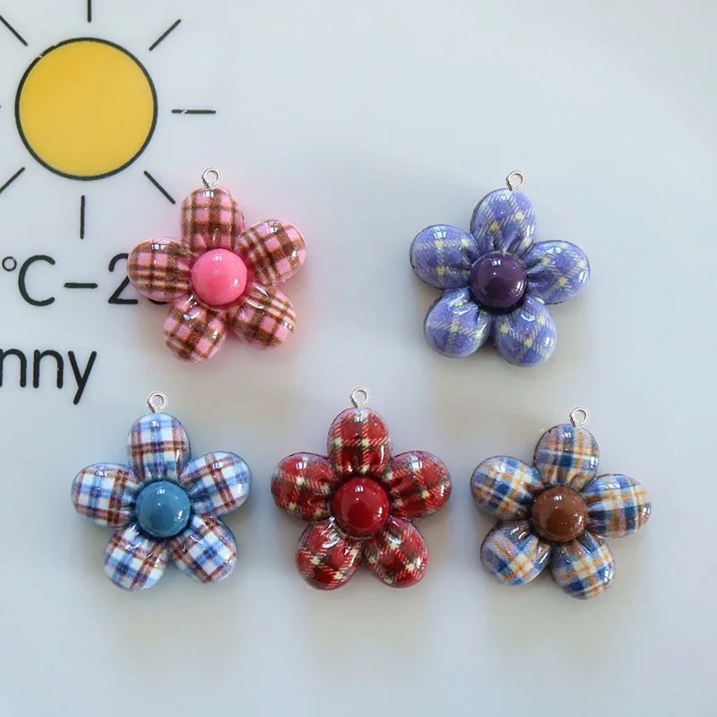 Resin Art Materials - 10 Pendentifs en résine planaire motif