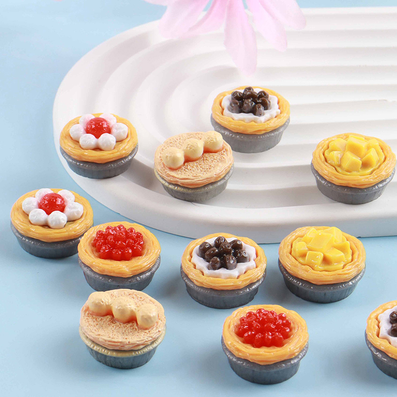 Resin Art Toys - ▶ 5 pièces de mini-tartes aux