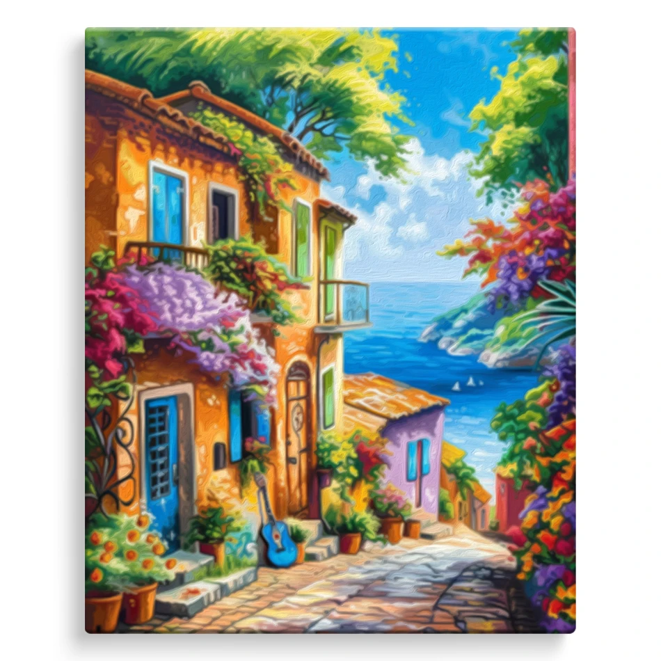 Resin Art Acrylic - Peinture par numéros 2026 - Paysage