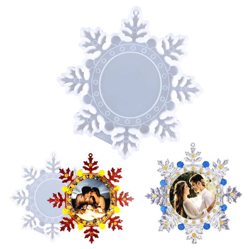 Resin Art Photo Frame - Cadre Photo de noël en résine