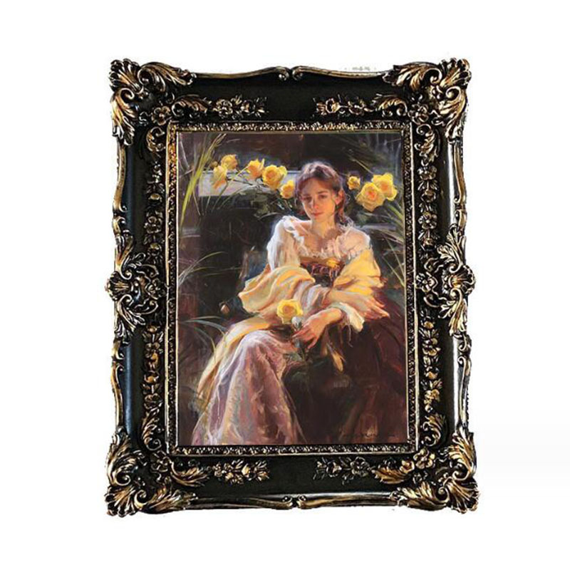 Resin Art Photo Frame - Cadre Photo Floral en résine de