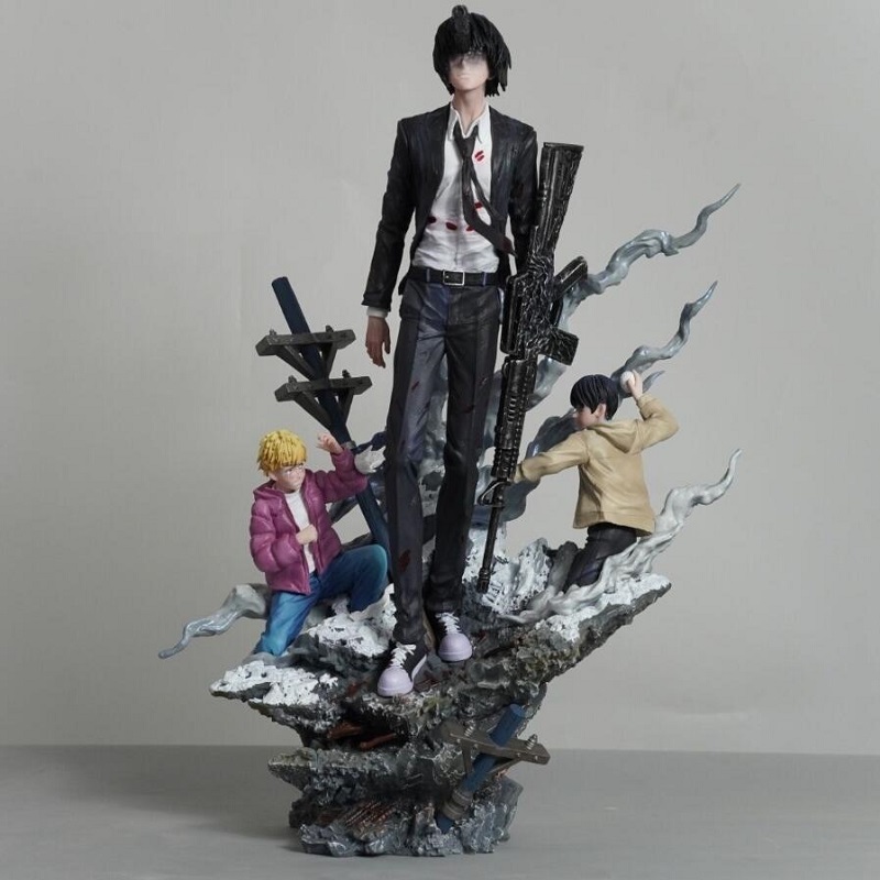 Resin Art Toys - Figurine en résine Chainsaw Man Gun