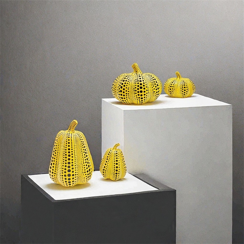 Resin Art Gift For Wedding - Statue d'oiseau en résine jaune en