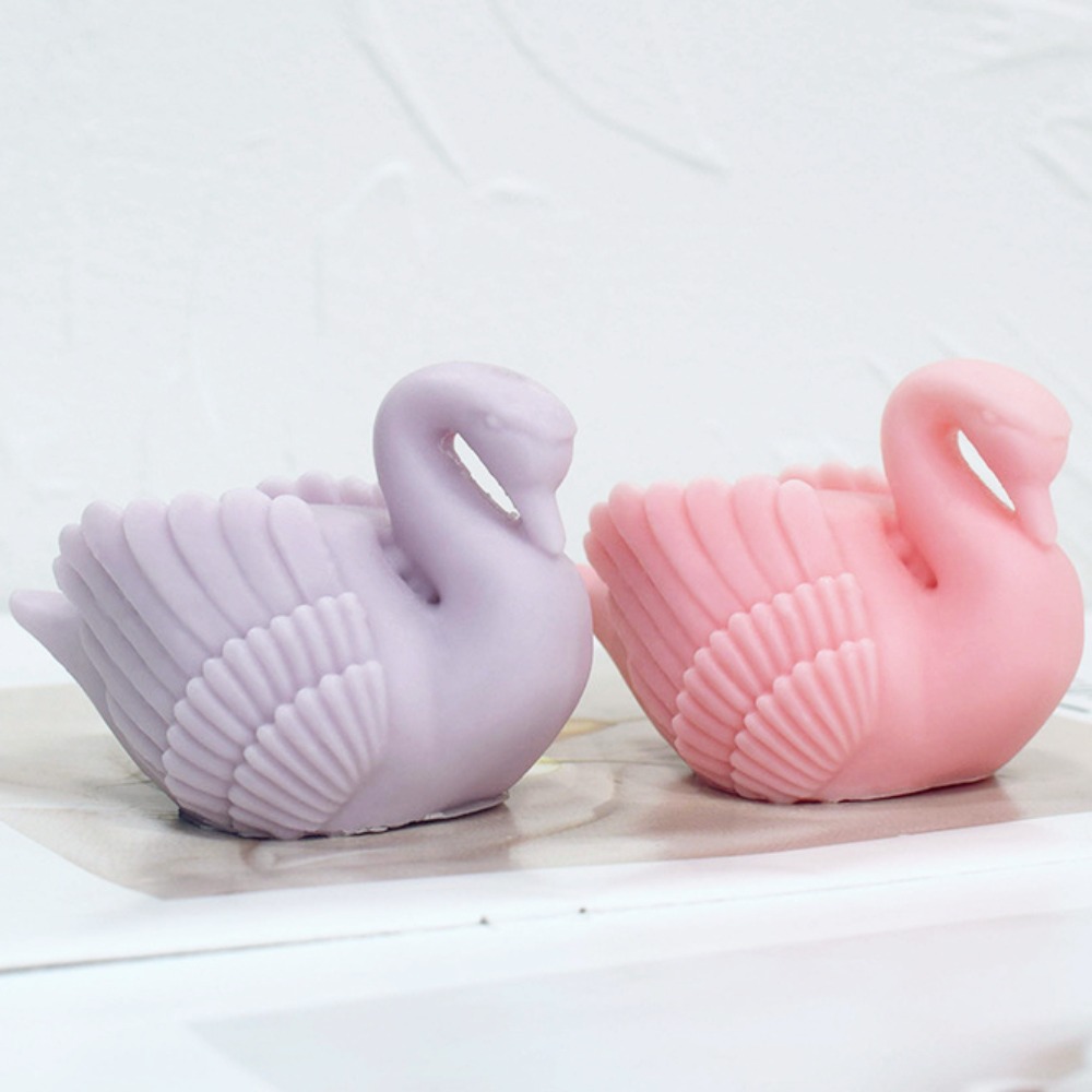 Resin Art Gift For Wedding - Moule à bougie en Silicone cygne