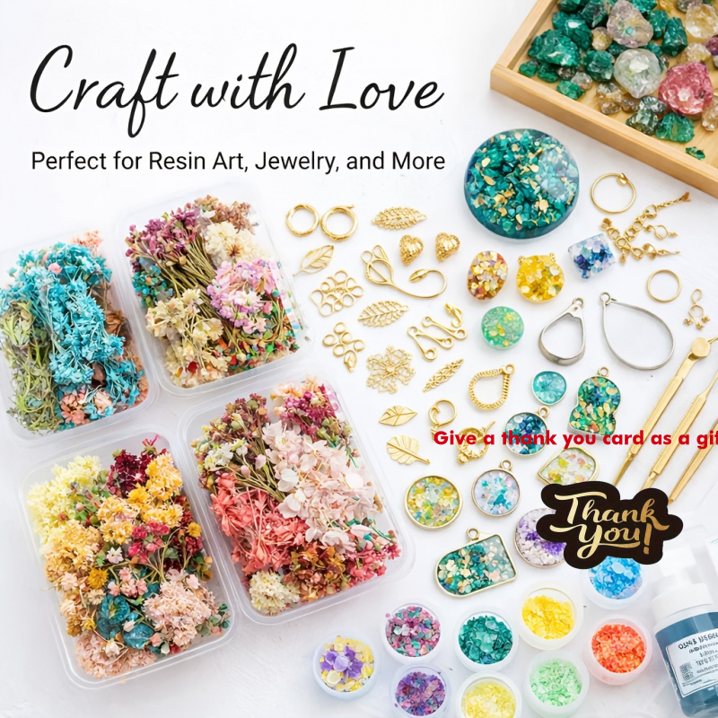 Resin Art Gift For Birthday - Lot de 10 bouquets de fleurs