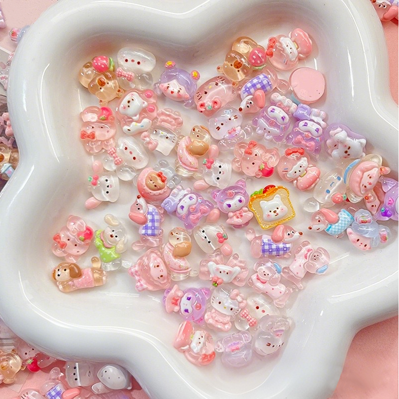 Resin Art Gift For Birthday - 10-100 pièces mini accessoires en résine