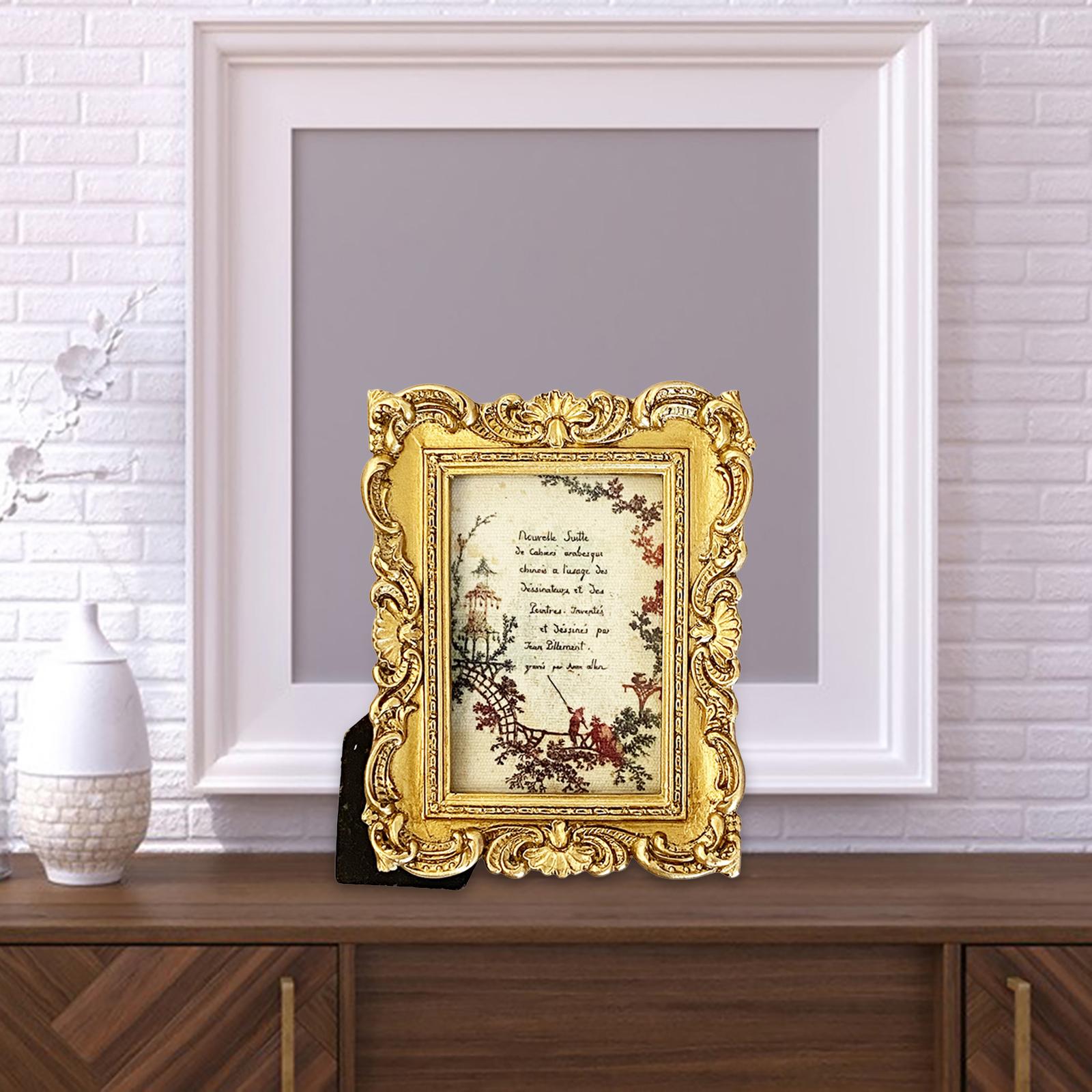 Resin Art Photo Frame - Cadre photo vintage en résine avec