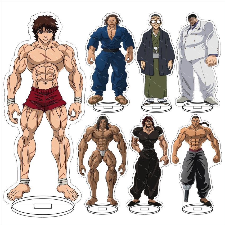 Resin Art Toys - Figurine en acrylique Grappler Baki Baki