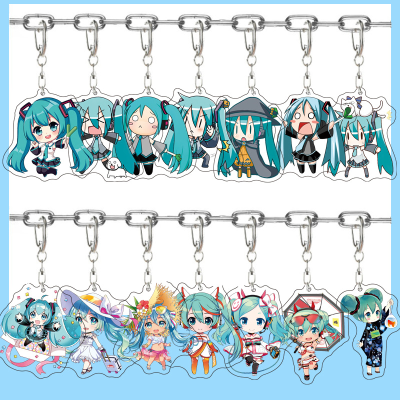Resin Art Toys - Figurine acrylique mignonne Hatsune Miku Anime,
