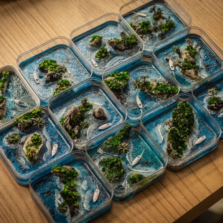 Micro-île des îles Faroe artis - Resin Art Gift For Birthday avis et prix