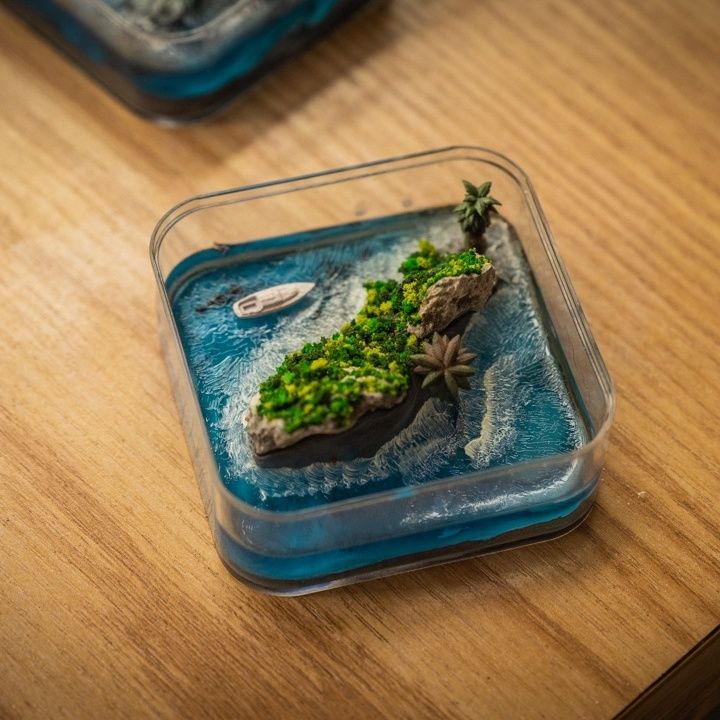 Micro-île des îles Faroe artis - Resin Art Gift For Birthday avis et prix