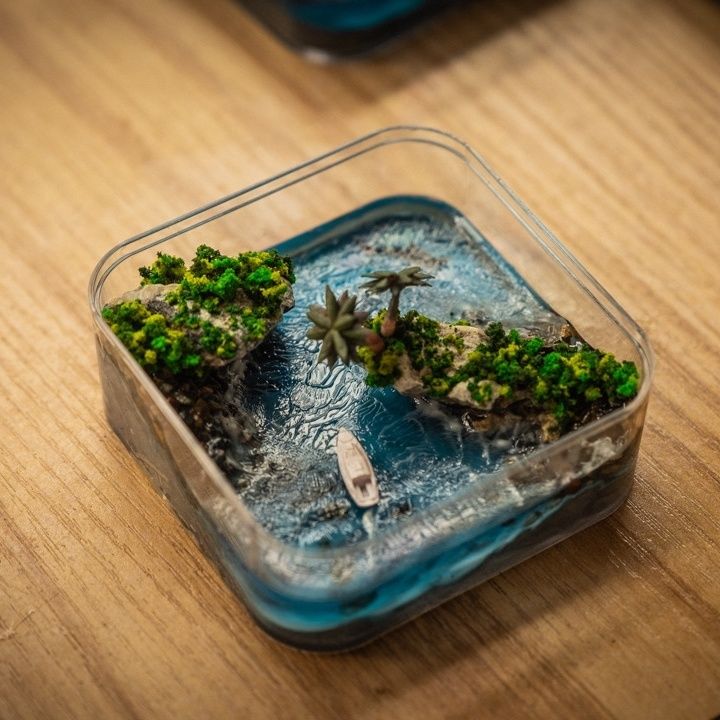 Micro-île des îles Faroe artis - Resin Art Gift For Birthday avis et prix