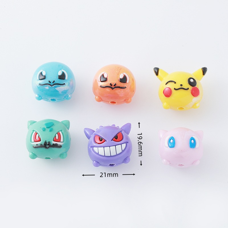 12 pièces Pokémon Perles DIY p - Resin Art Toys avis et prix