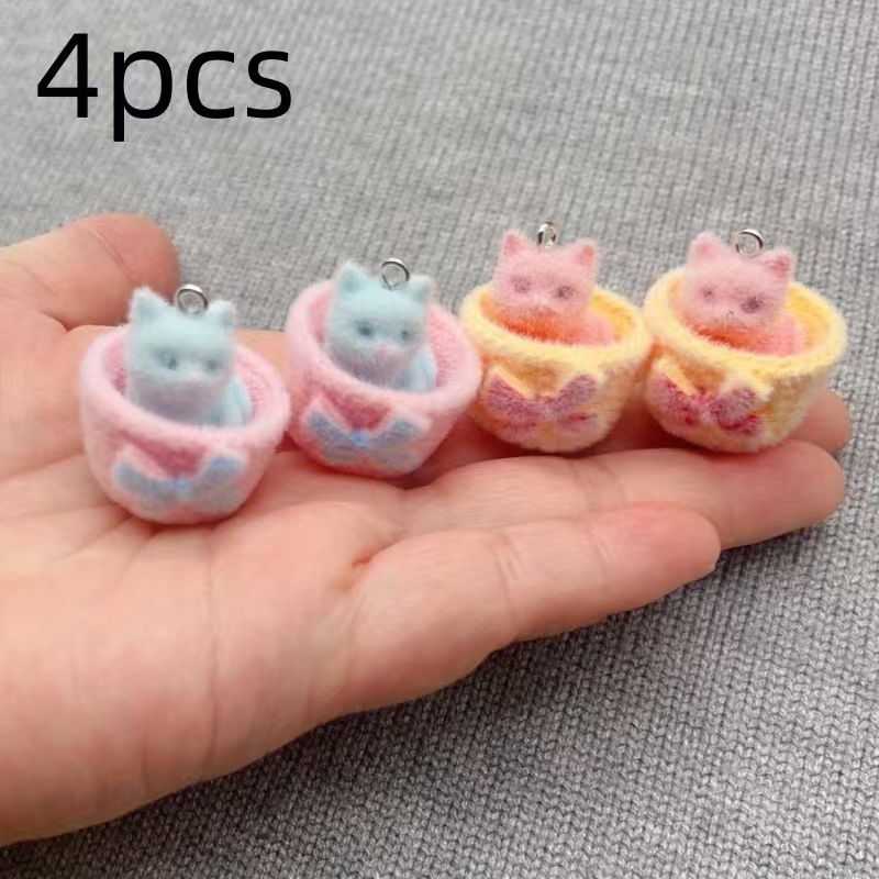 Pendentif chat en résine peluc - Resin Art Pendant avis et prix