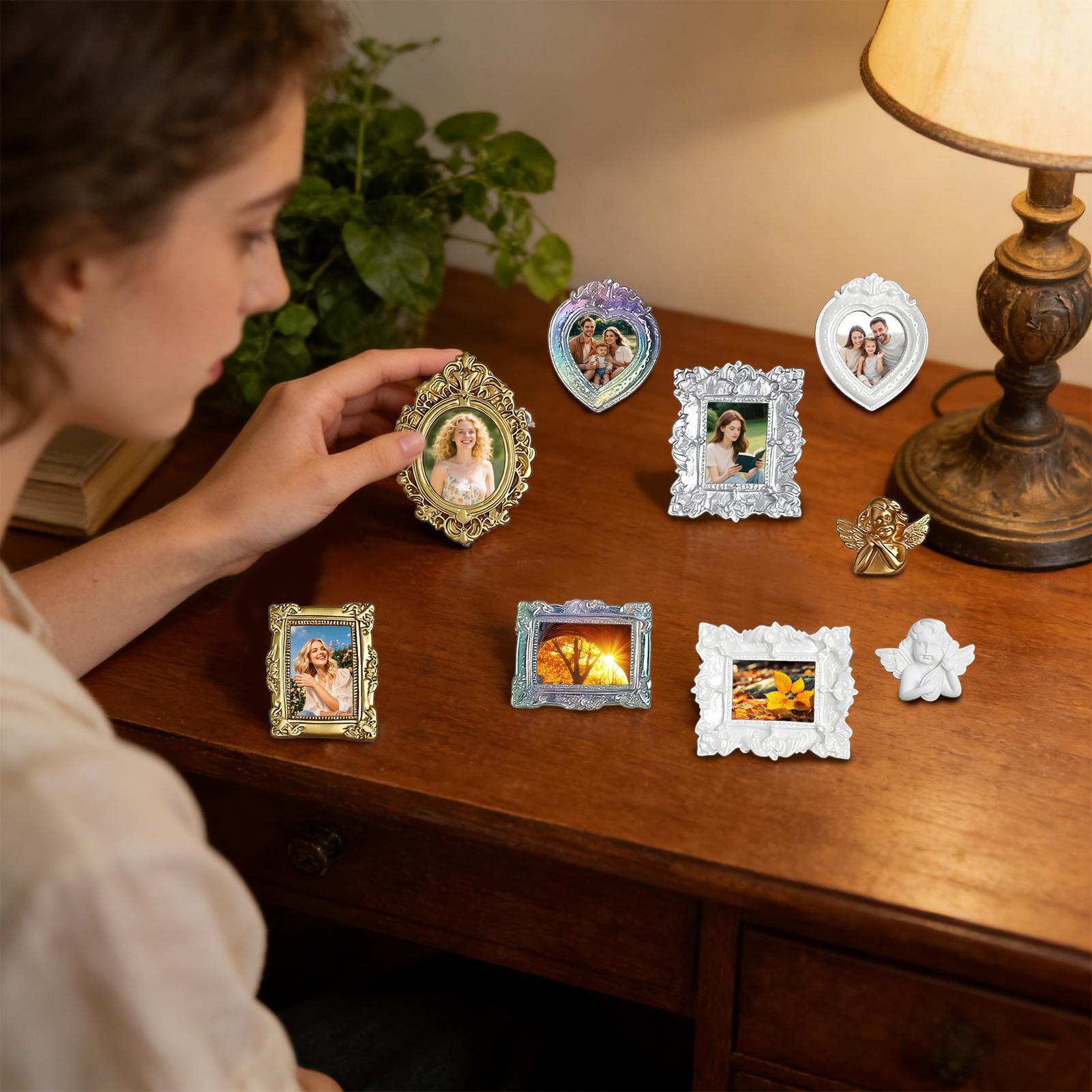 Lot de 9 mini cadres photo déc - Resin Art Photo Frame avis et prix