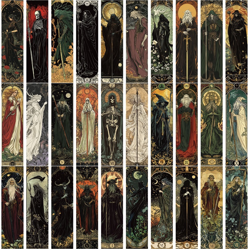 Marque-page rétro sorcier, 5/3 - Resin Art Bookmark avis et prix