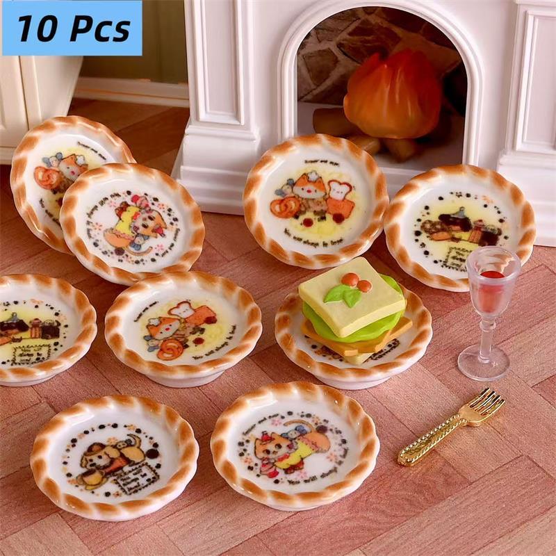 10 pièces/ensemble maison de p - Resin Art Toys avis et prix