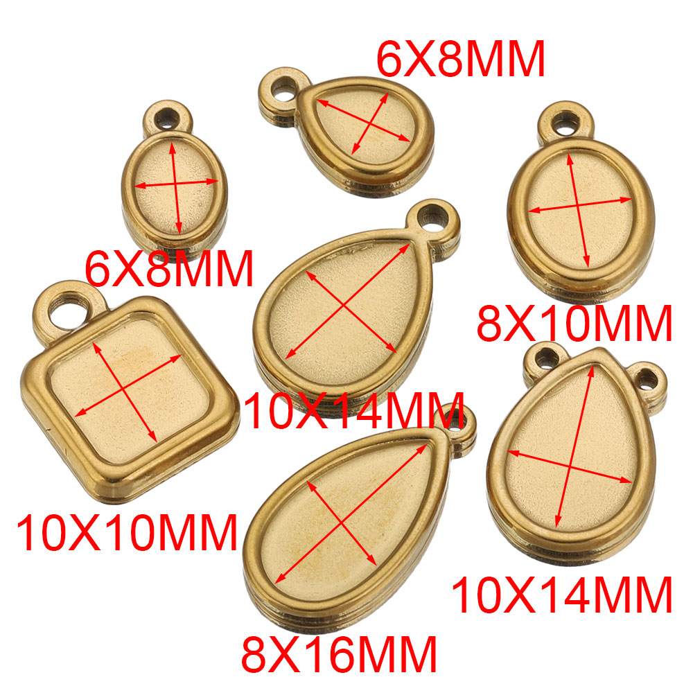 5 pièces de supports de penden - Resin Art Jewellery avis et prix