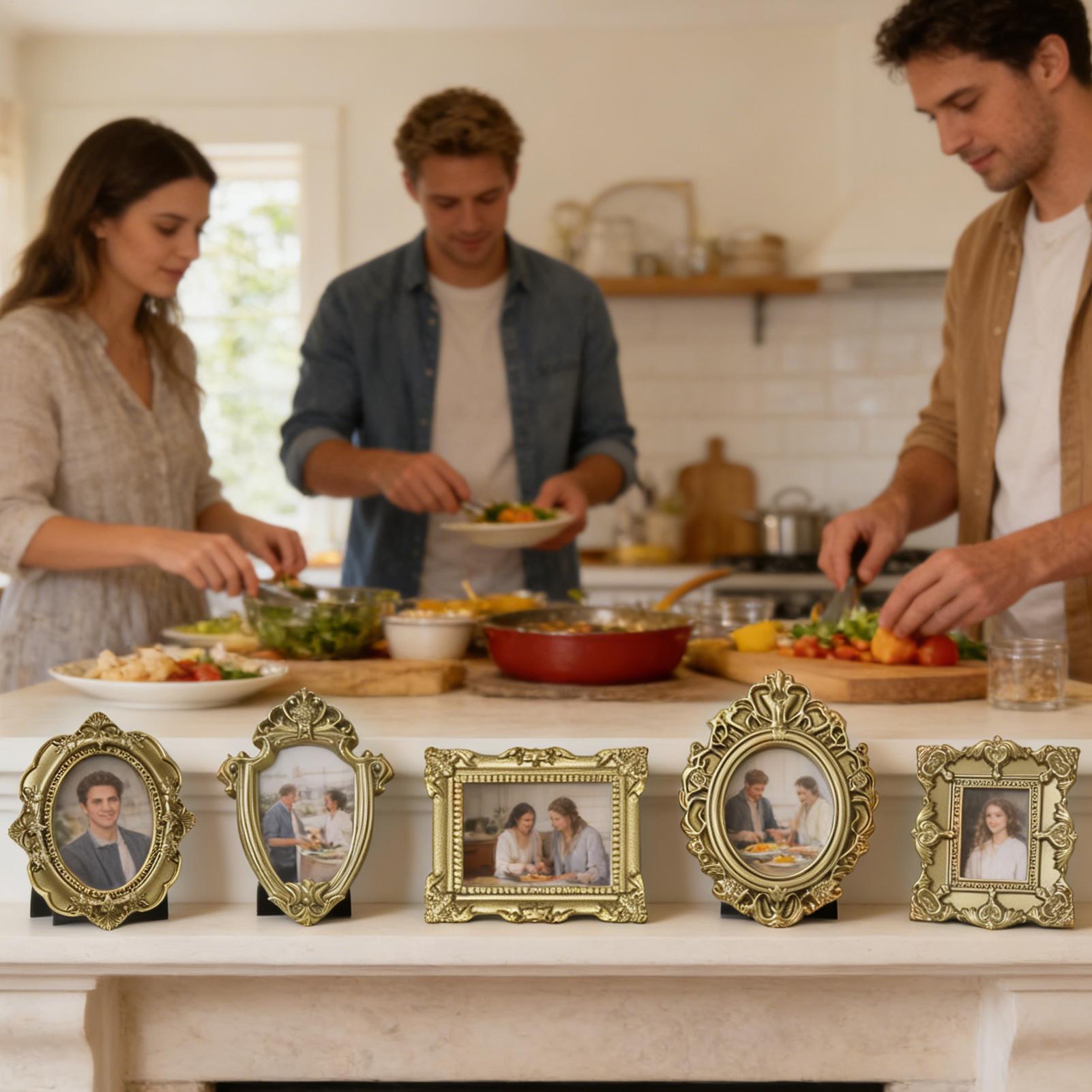Lot de 5/9 cadres photo vintag - Resin Art Photo Frame avis et prix