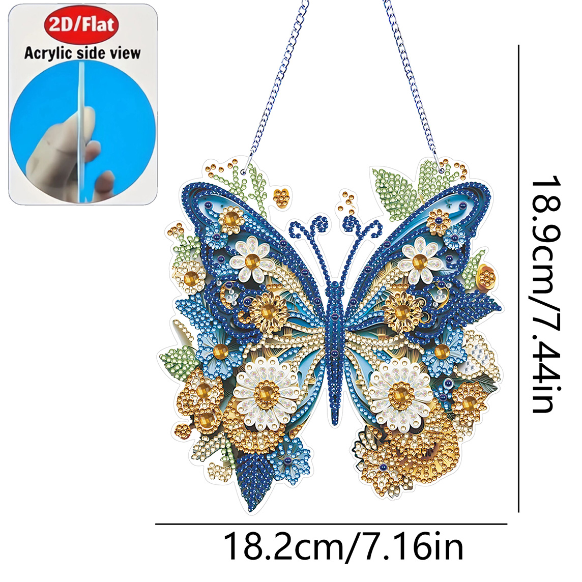Ensemble d'ornements papillon  - Resin Art Gift For Birthday avis et prix