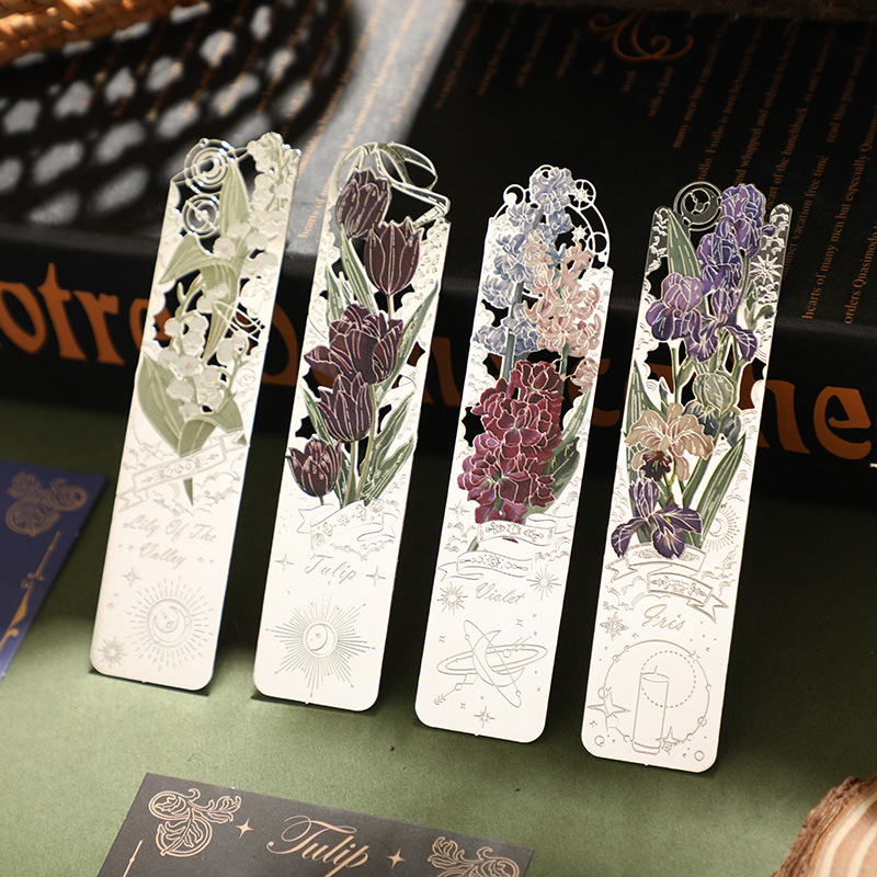 Marque-page rétro en métal cre - Resin Art Bookmark avis et prix