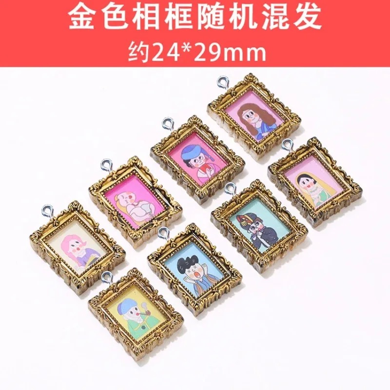 10 pièces de cabochons plats v - Resin Art Pendant avis et prix