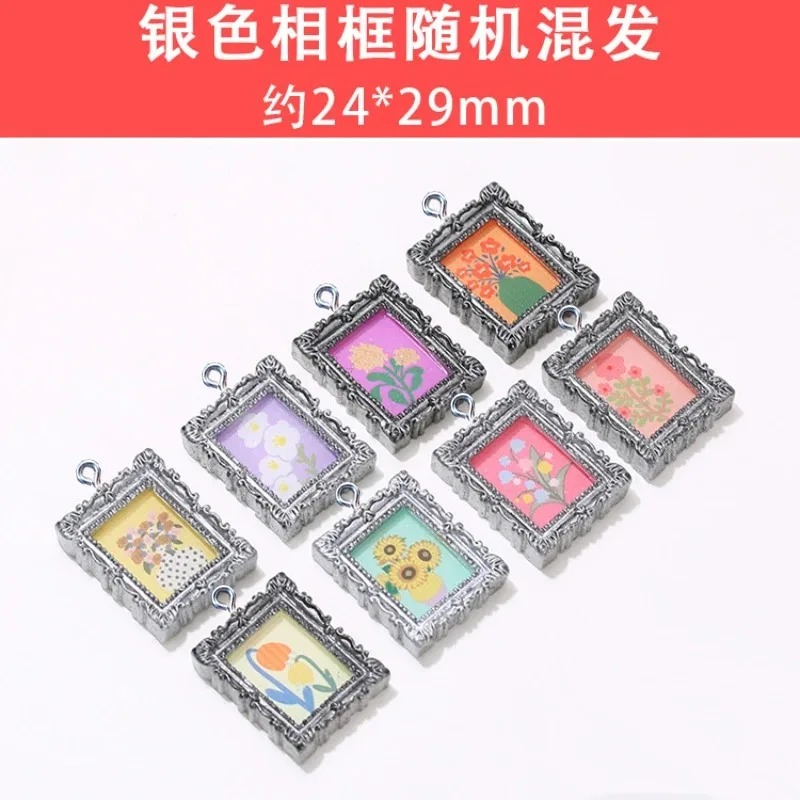 10 pièces de cabochons plats v - Resin Art Pendant avis et prix