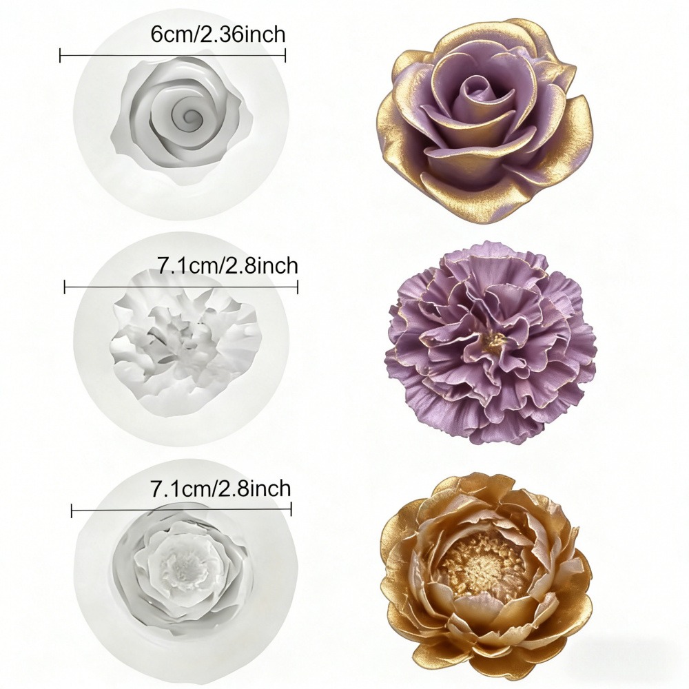 Moules en silicone 3 pièces po - Resin Art Gift For Wedding avis et prix