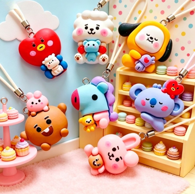 Breloques en résine BT21, 7 pi - Resin Art Materials avis et prix