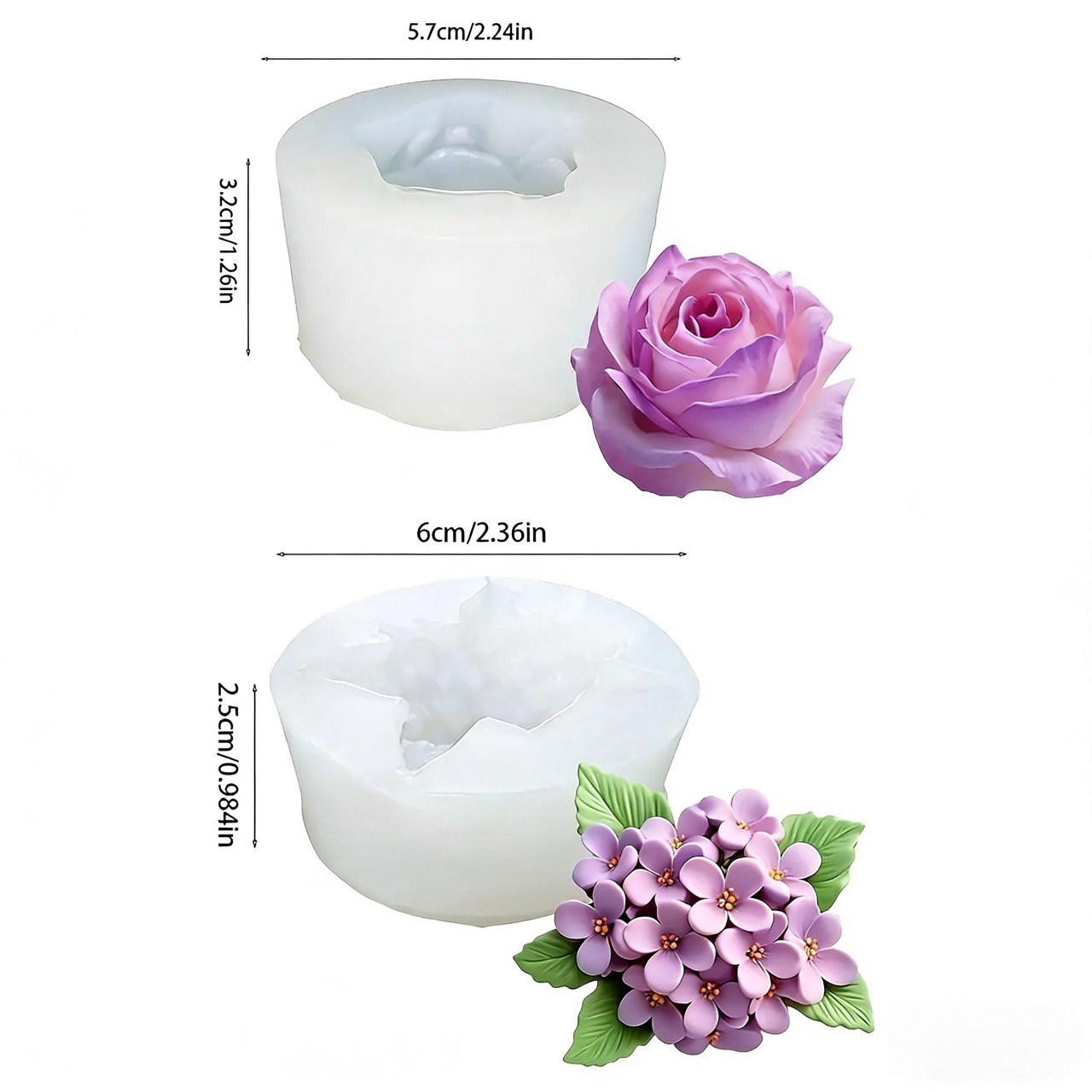 2 morceaux de moules en silico - Resin Art Gift For Wedding avis et prix