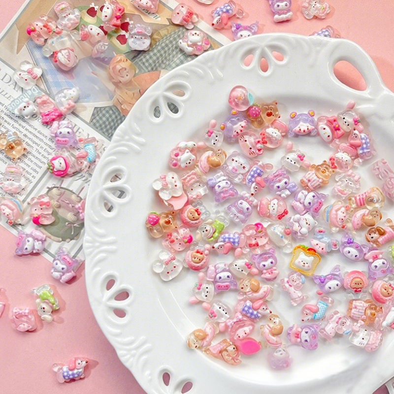 10-100 pièces mini accessoires - Resin Art Gift For Birthday avis et prix