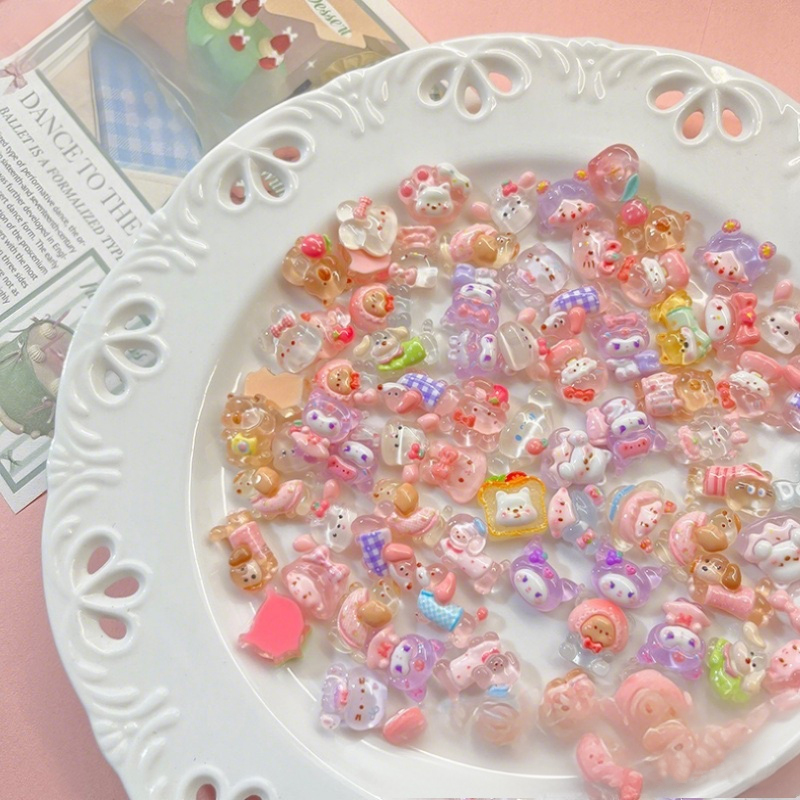 10-100 pièces mini accessoires - Resin Art Gift For Birthday avis et prix