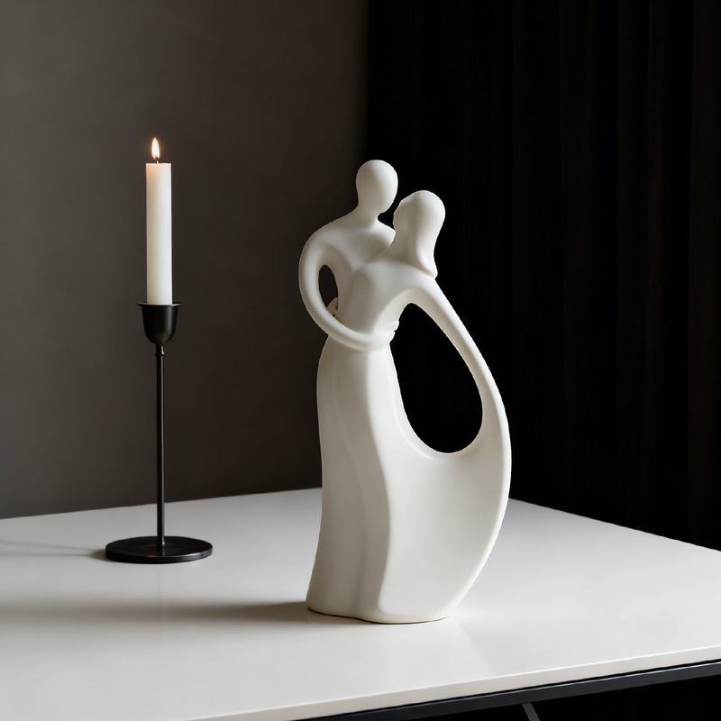Sculpture de couple en céramiq - Resin Art Gift For Wedding avis et prix