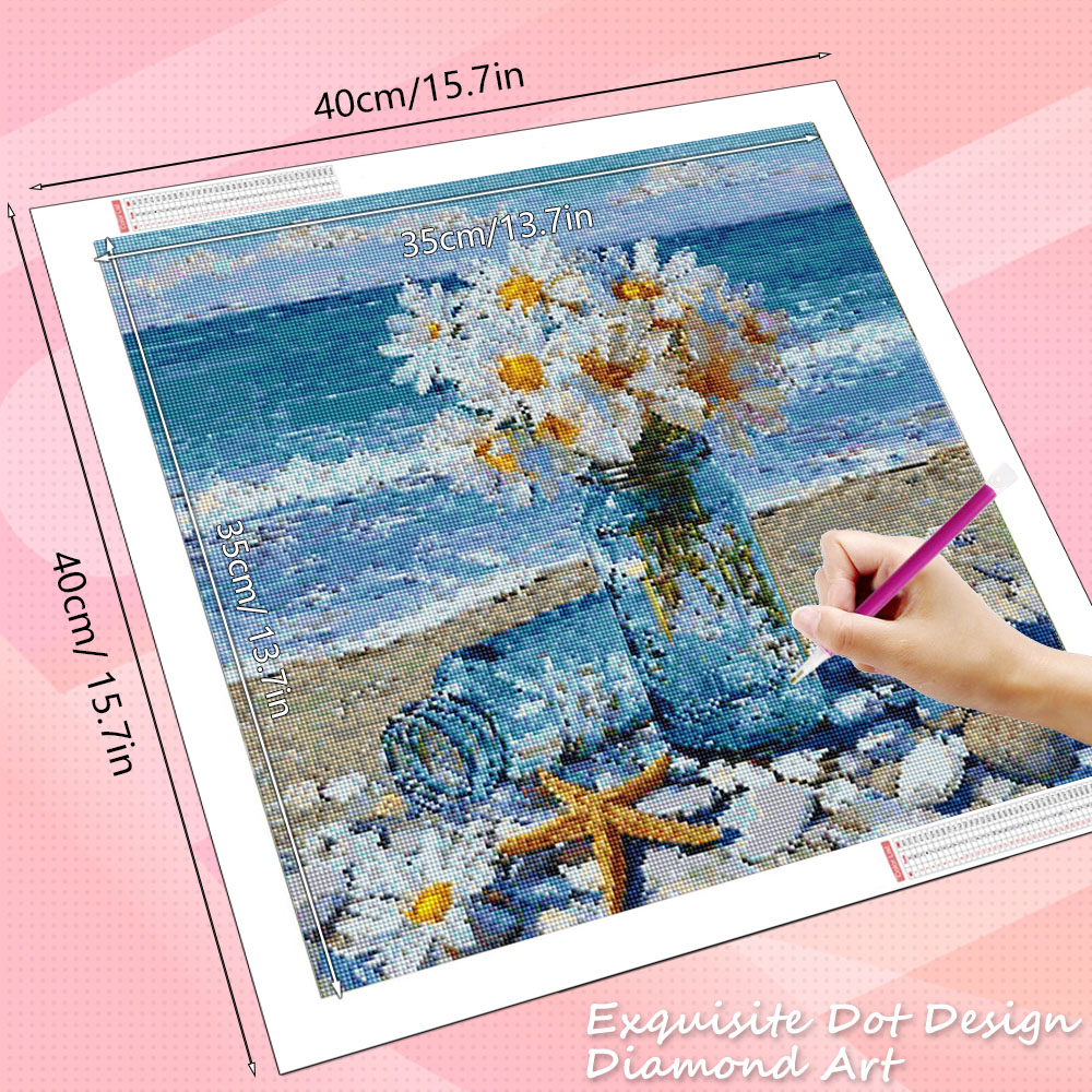 Peinture diamantée HUACAN, kit - Resin Art Beach avis et prix