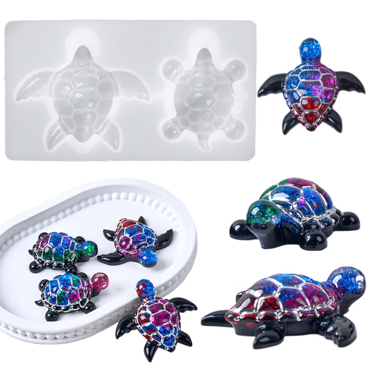 Porte-clés tortue de mer 3D, m - Resin Art Acrylic avis et prix