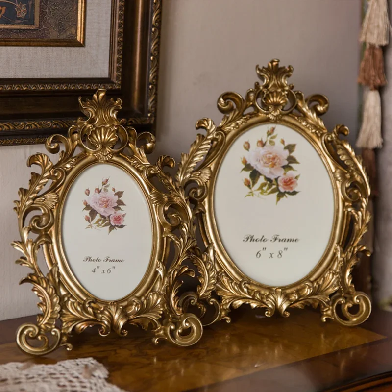 Cadre photo ovale rétro en rés - Resin Art Gift For Wedding avis et prix