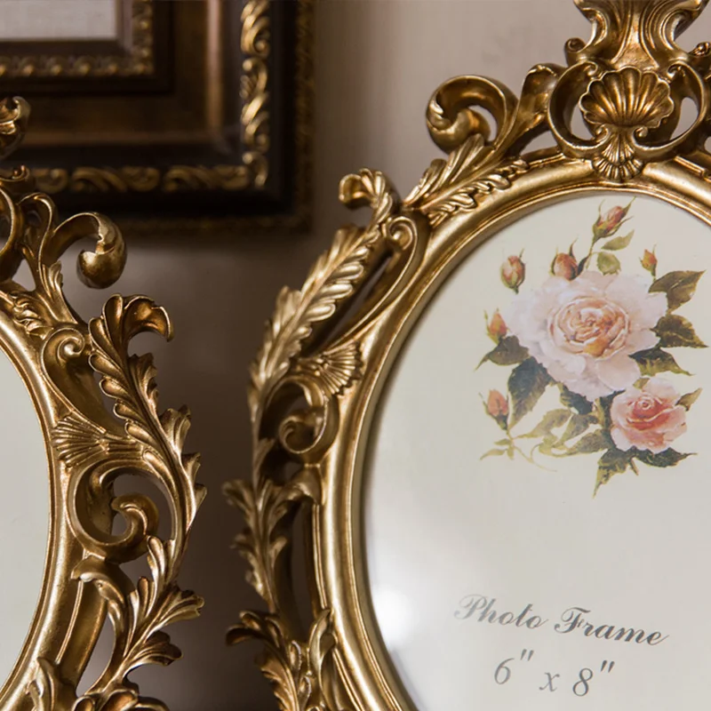 Cadre photo ovale rétro en rés - Resin Art Gift For Wedding avis et prix