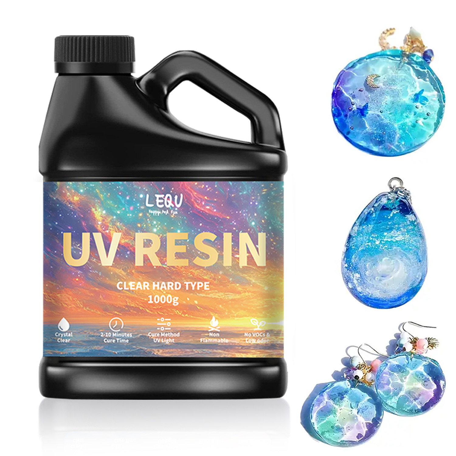 Colle résine époxy UV 100/200/ - Resin Art Jewellery avis et prix