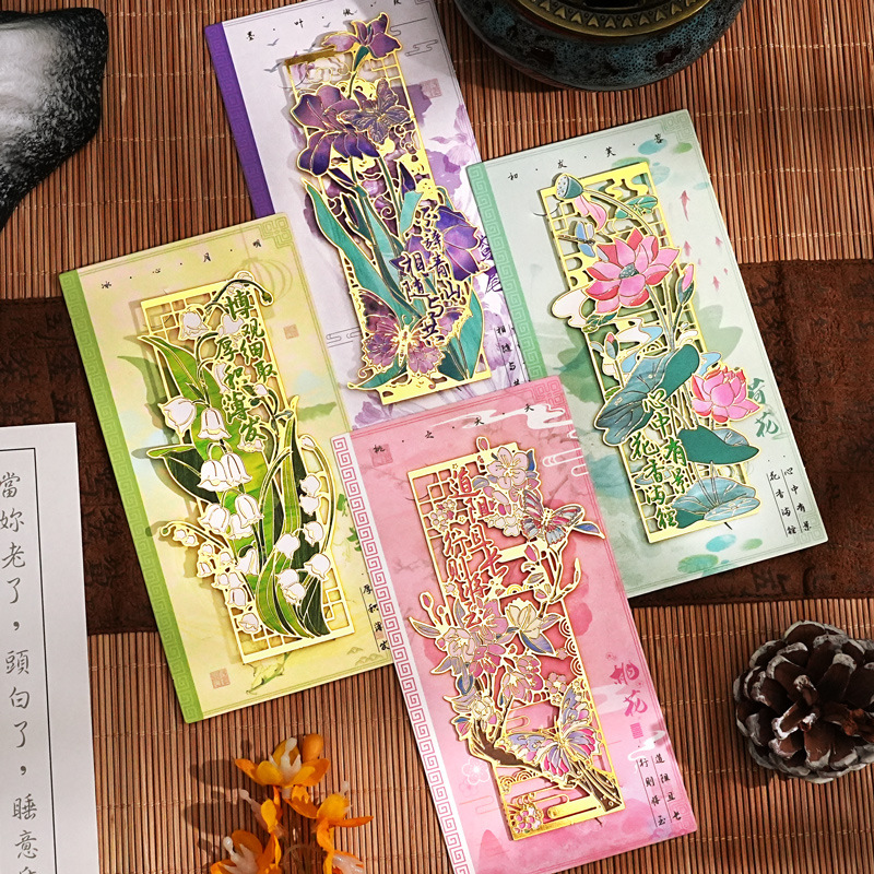 Marque-page en métal Lotus, Cl - Resin Art Bookmark avis et prix